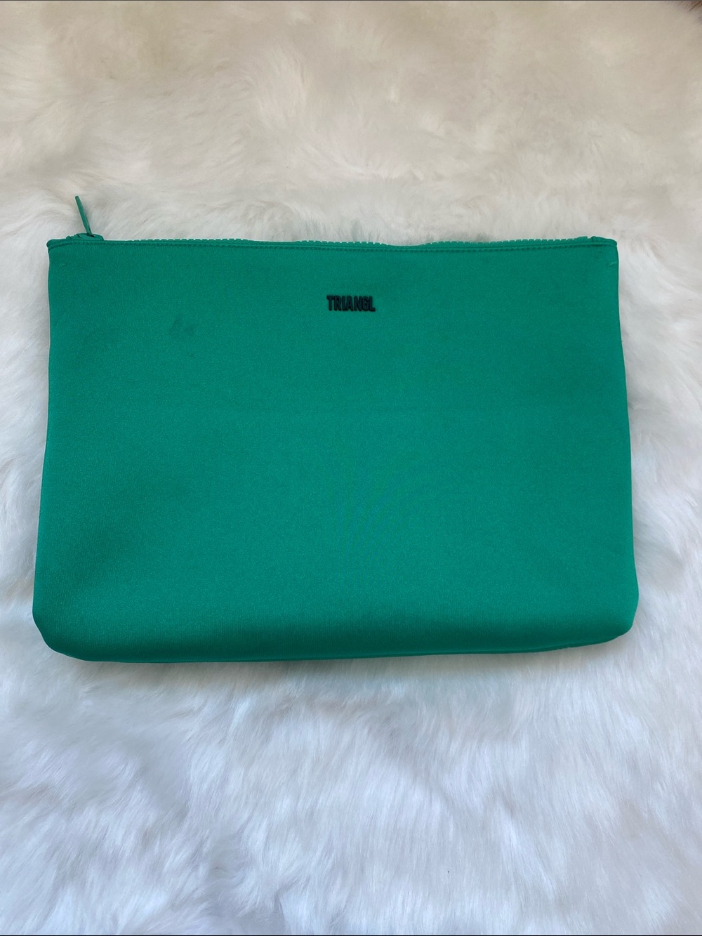 triangl swimwear Teal Cosmetic Pouch